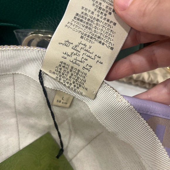GUCCI big logo unisex cap , new with tag , size large - Picture 7 of 9